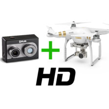 FLIR Duo mount for Phantom 3 Pro/Adv (HD video downlink)